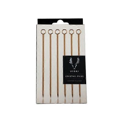 True Fabrications Cocktail Pick Set by Viski Mercer Copper