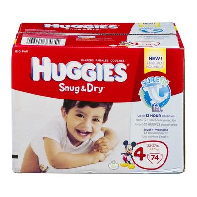 Huggies Snug & Dry Size 4 Diapers