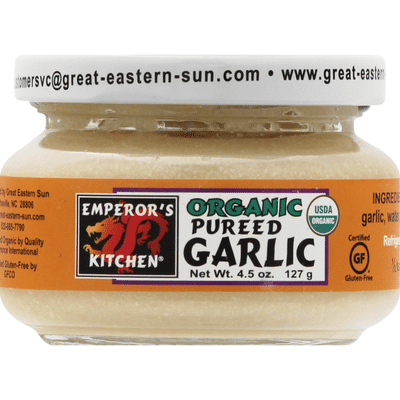 Emperors Kitchen Garlic Organic Pureed 4 5 Oz Instacart