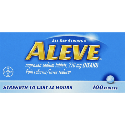 Aleve Pain Reliever/Fever Reducer, 220 mg, Tablets