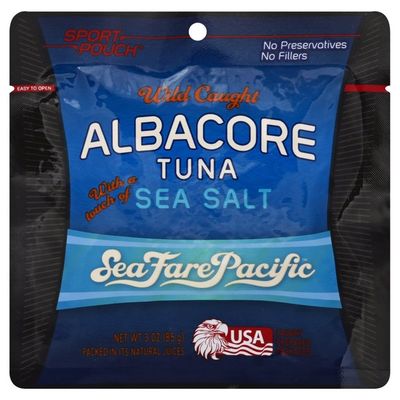 Sea Fare Pacific Tuna, Wild Caught, with a Touch of Sea Salt