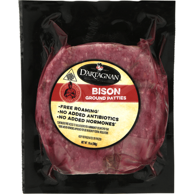 D'Artagnan Ground Patties, Bison