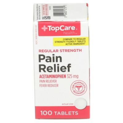 TopCare Pain Relief, Regular Strength, 325 mg, Tablets
