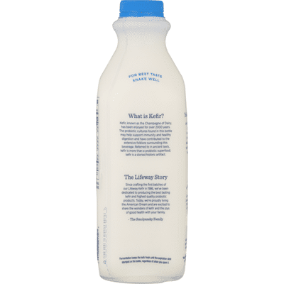 Lifeway Organic Plain Unsweetened Cultured Lowfat Milk
