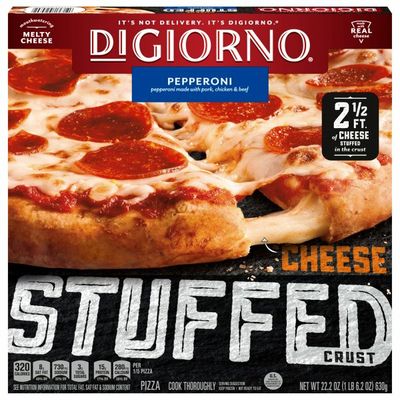 DiGiorno Pepperoni Frozen Pizza on a Stuffed Crust