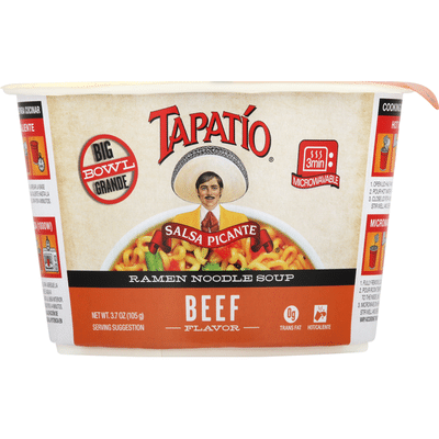 Tapatio Ramen Noodle Soup Salsa Picante Beef Flavor 3 7 Oz Instacart
