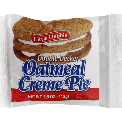 Little Debbie Double Decker Oatmeal Creme Pie (3.9 oz) - Instacart