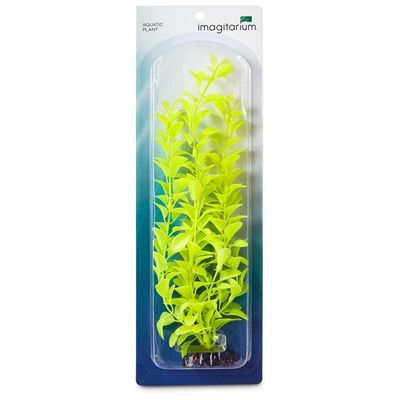 Imagitarium Light Green Background Aquarium Plant