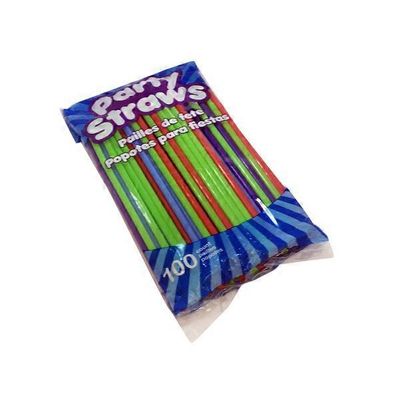 Good Living Neon Flex Plastic Party Straws