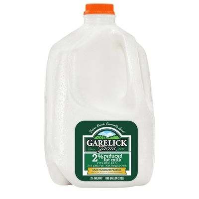 Garelick Farms Milk 2% Reduced Fat Gallon Plastic Jug