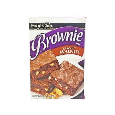 Food Club Classic Walnut Brownie Mix