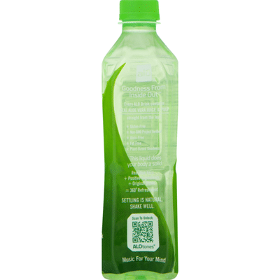 ALO Pulp and Juice, Original Aloe Vera + Honey, Exposed