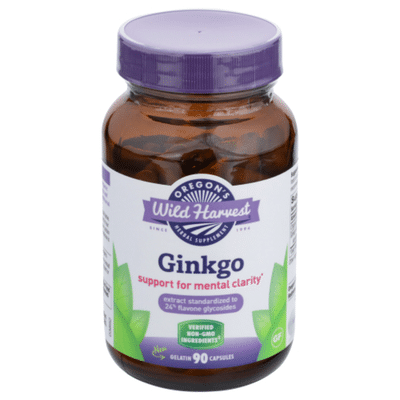 Oregon's Wild Harvest Ginkgo Non-GMO Vegetarian Capsules