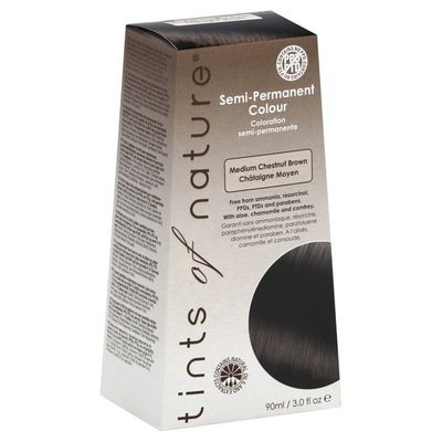 Tints Of Nature Semi-Permanent Color, Medium Chestnut Brown, Box