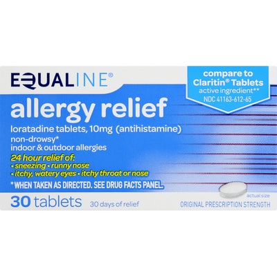 Equaline Allergy Relief, Original Prescription Strength, Tablets