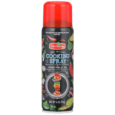 Our Family Vegetable Oil No Stick Cooking Spray