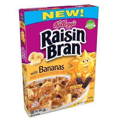 Kellogg's Raisin Bran Breakfast Cereal Original with Bananas