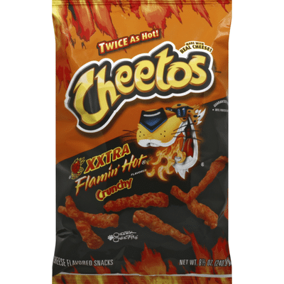 Cheetos Crunchy Xtra Hot Cheese Flavored Snacks 8 5 Oz Instacart