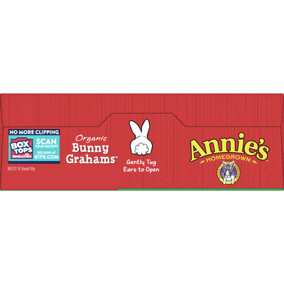 Annie's Organic Cinnamon Whole Grain Bunny Graham Snacks