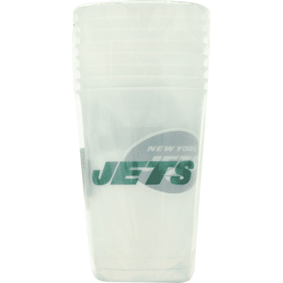 NFL Plastic Cups, New York Jets, 20 Fluid Ounce