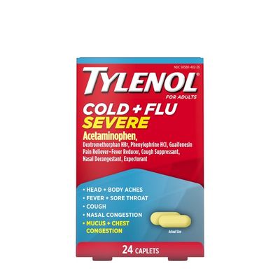Tylenol Cold + Flu Severe Caplets