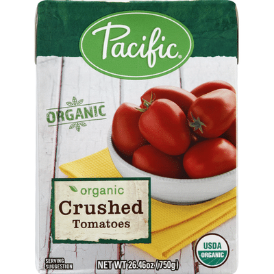 Pacific Tomatoes, Organic, Crushed
