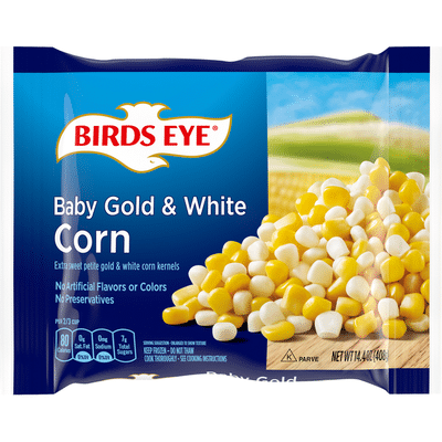Birds Eye Corn, Baby Gold & White