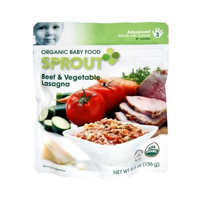 Sprout Advanced Beef & Vegetable Lasagna Organic Baby Food