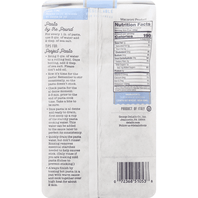 DeLallo Penne Rigate, No. 36 Cut