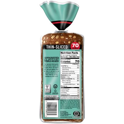 Dave's Killer Bread Sprouted Whole Grains Thin Sliced Organic Bread
