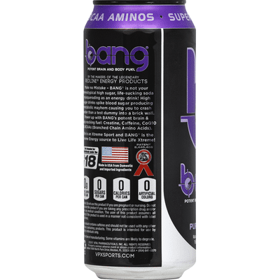 Bang Potent Brain and Body Fuel, Purple Haze