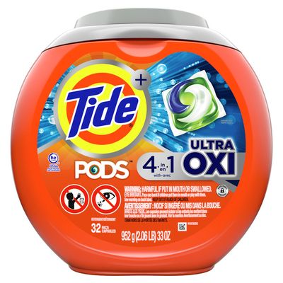 Tide Pods Ultra Oxi Liquid Laundry Detergent Pacs