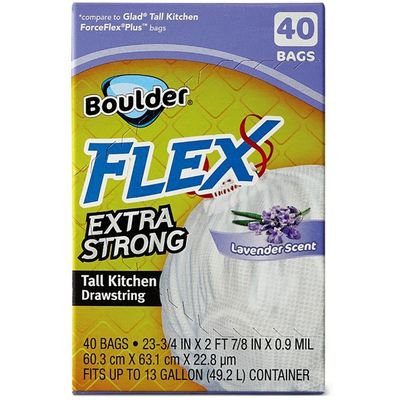 Boulder Lavender Scent Flex Odor Control Kitchen Bag