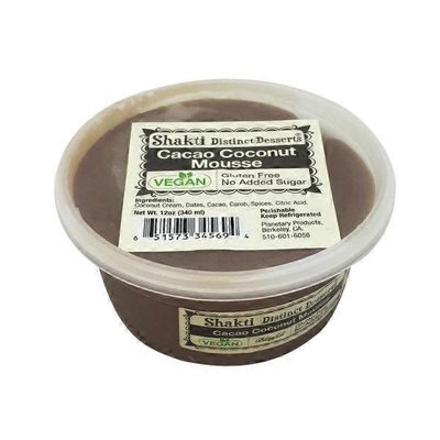 Shakti Life Kitchen Vegan Cacao Coconut Mousse