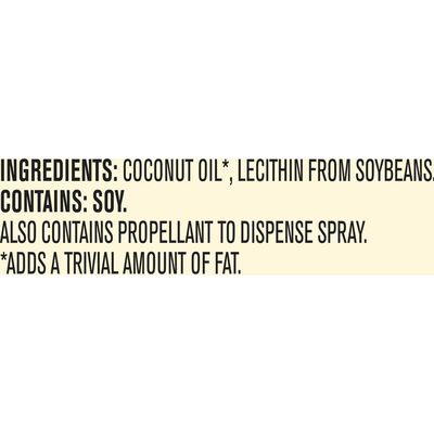 Pam Coconut Oil Cooking Spray