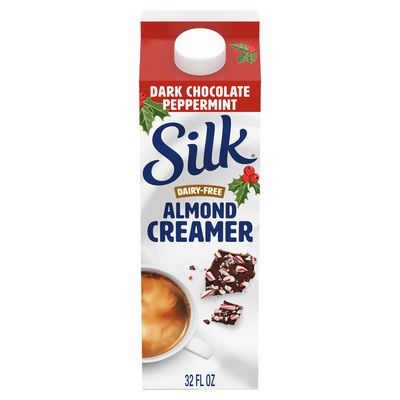 Silk Dark Chocolate Peppermint Almond Milk Coffee Creamer 32 Fl Oz Instacart