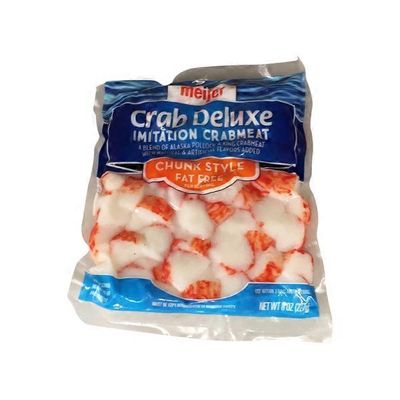 Meijer Chunk Style Fat Free Crab Deluxe Imitation Crabmeat