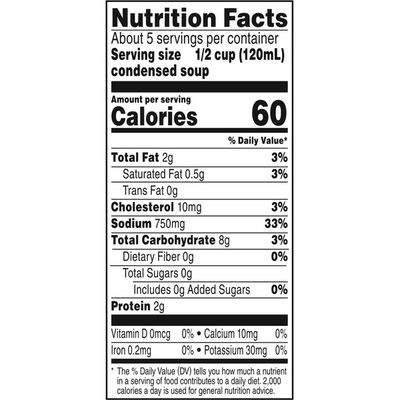 Campbell's® Condensed Family Size Fat Free Cream of Chicken Soup
