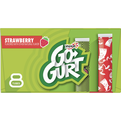 Yoplait Go-Gurt, Low Fat Yogurt, Strawberry
