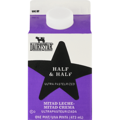 Dairy Star Half Half Ultra Pasteurized 1 Pt Instacart