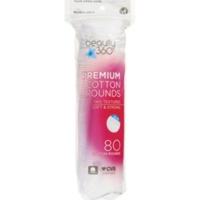 Beauty 360 Premium Cotton Rounds
