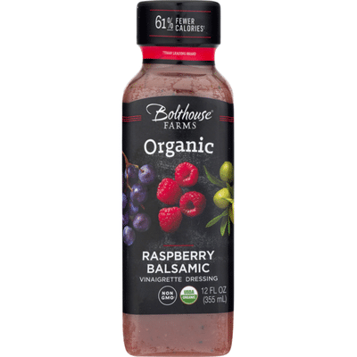 Bolthouse Farms Organic Vinaigrette Dressing Raspberry Balsamic, 12 oz.