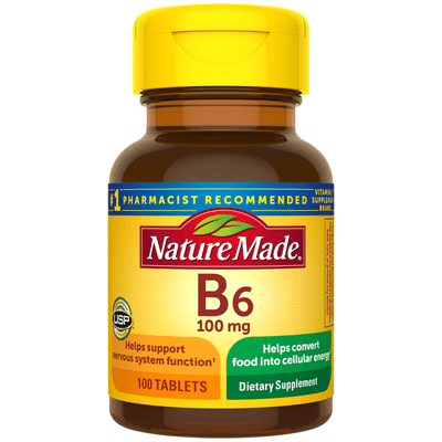 Nature Made Vitamin B6 100mg Tablets