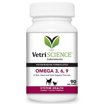 VetriScience Laboratories Omega 3,6,9 System Health Dog & Cat SoftGels