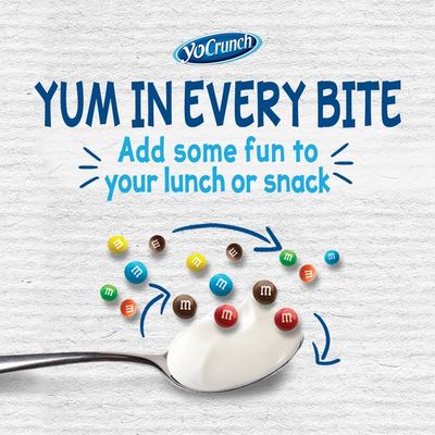 YoCrunch Vanilla Lowfat Yogurt with M&M's
