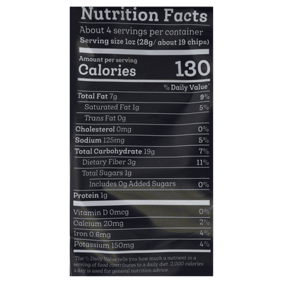 Siete Tortilla Chips, Grain Free, Nacho