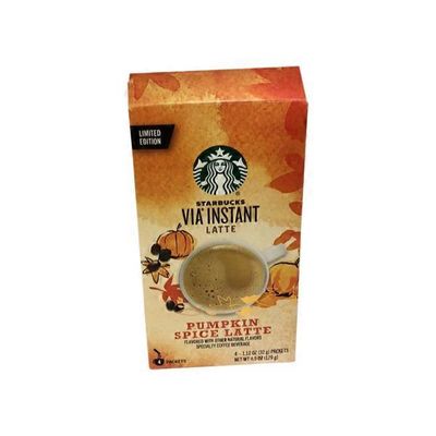 Starbucks Via Pumpkin Spice Instant Latte Mix