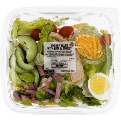 Ahold Chef Salad, with Ham & Turkey