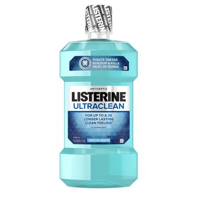 Listerine Ultraclean Arctic Mint Antiseptic Mouthwash