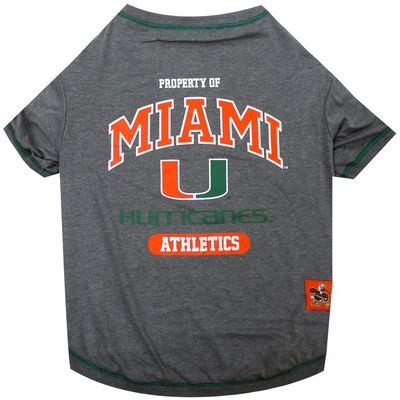 Pets First Large Collegiate Miami Hurricanes University Dog T-Shirt